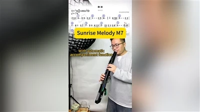 Sunrise Melody M7 Ewi, Automatische begeleidingfunctie Demonstratie